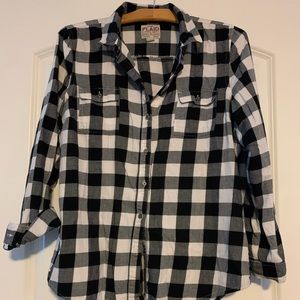 Buffalo plaid button up